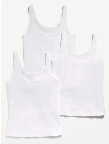 First-Layer Scoop-Neck Tank Top 3-Pack | Old Navy