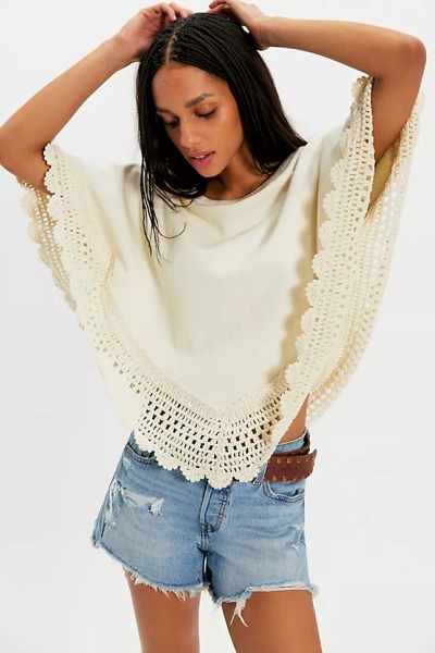 Rae Crochet Sweatshirt