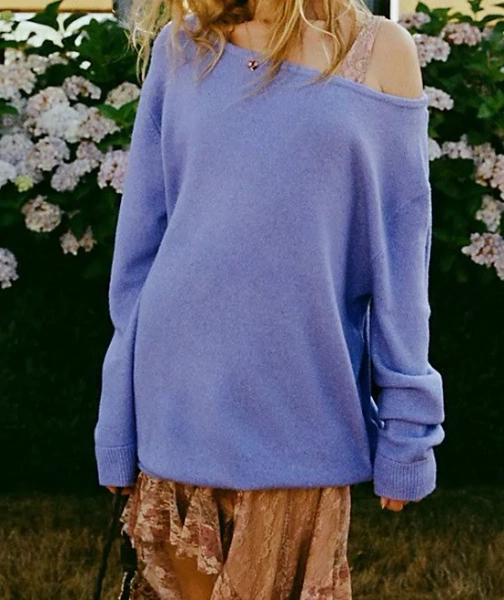Urban Outfitters Nola Oversized Off-The-Shoulder Sweater