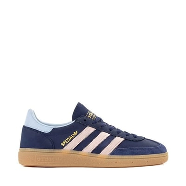 Womens adidas Handball Spezial Athletic Shoe - Dark Blue / Wonder Quartz / Clear Sky