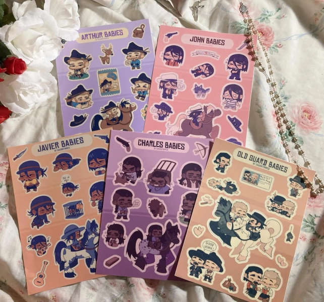 Cowboy Baby Sticker Sheets