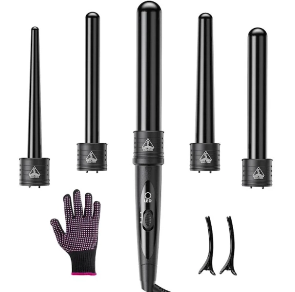 5-in-1 Curling Wand Set