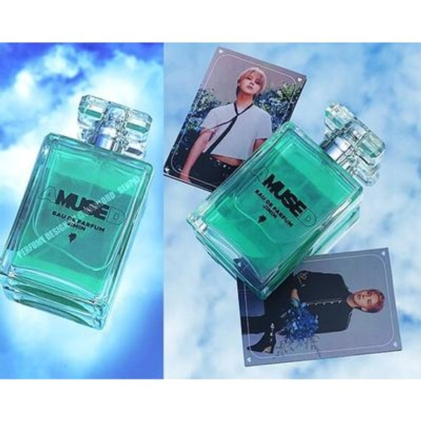 MUSE PERFUME BOTTLE / Gift for Army Fan / Blooming Serenade/Smeraldo Garden / custom bang tan perfume