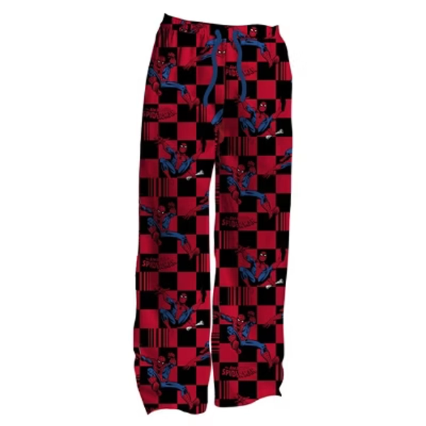 Men's Marvel Spider-Man Pajama Pants - Red/Black XL