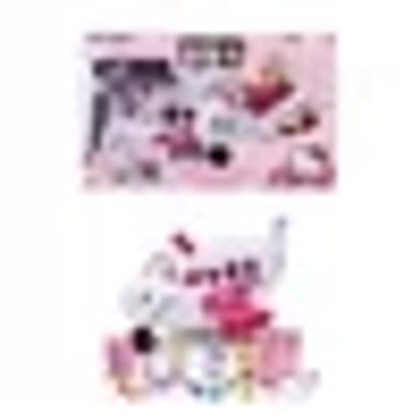 Jada Sanrio Hello Kitty and Friends – Hello Kitty Airline Play Set – Toy Airplane and Figure with Travel Accessories - Ages 4+(Pink)