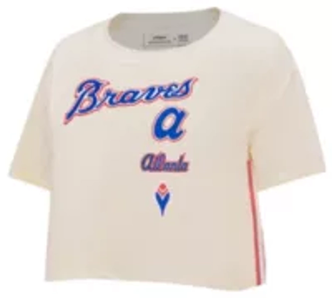 Pro Standard Women's Atlanta Braves Retro Boxy T-Shirt
