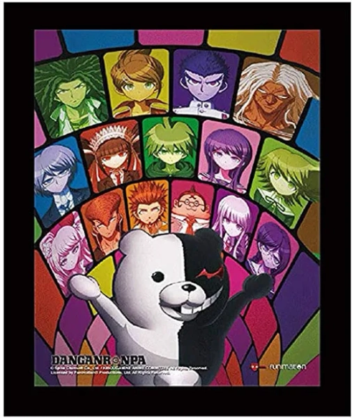 Danganronpa 3D Lenticular Wall Art Poster Framed 9x12