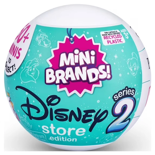 Mini Brands Disney Store Series 2 Capsule Novelty and Gag Toy by ZURU