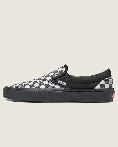 Customs Classic Slip-On Halloween Checkerboard Shoe in Customs | Vans