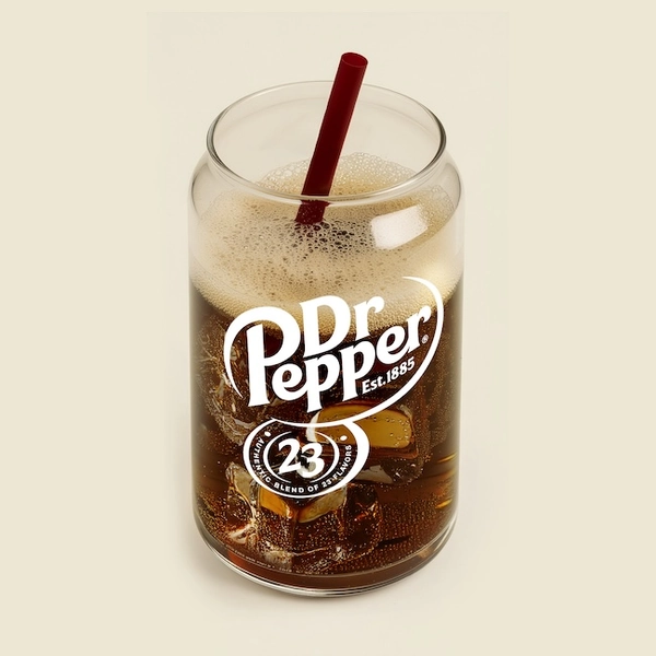 Can Tumbler with Straw