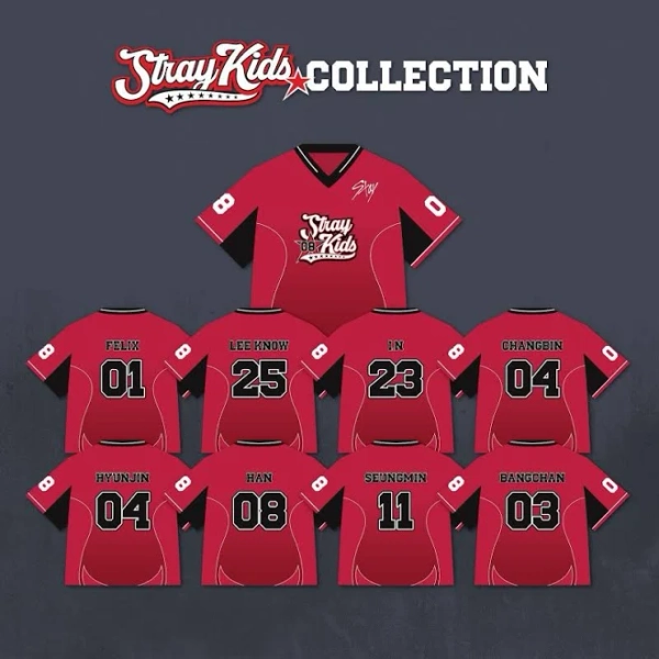 Stray Kids Star Kpop Football Jersey For Stay Skz Dominate World Tour