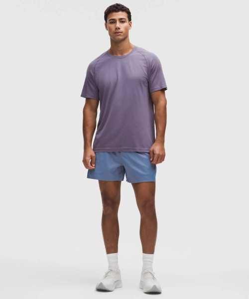 Pace Breaker Linerless Short 5" *Iridescent - Cornflower/Red Clay - XXL