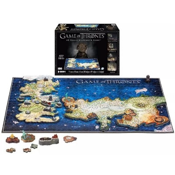 Game of Thrones 4D Puzzle of Westeros & Essos 891-Pieces