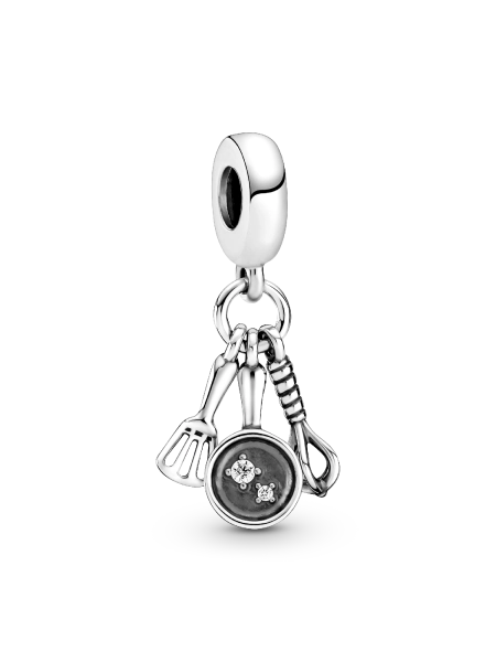Spatula, Frying Pan & Whisk Dangle Charm