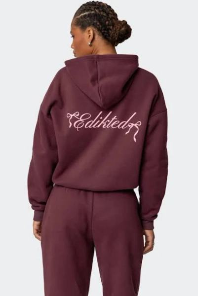 Edikted Women's Sasha Bow Hoodie