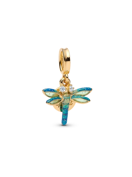 Dragonfly Double Dangle Charm