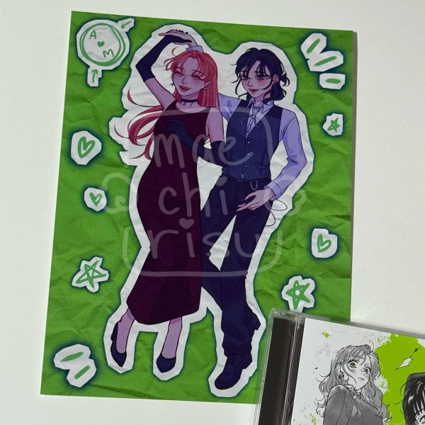 green yuri / the guy she was interested in wasn't a guy at all print