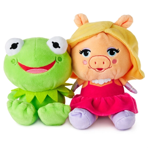 Better Together Muppets Kermit and Miss Piggy Magnetic Plush Pair