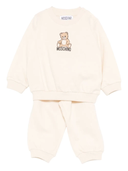 Moschino Kids teddy-logo print tracksuit | 9-12 mths
