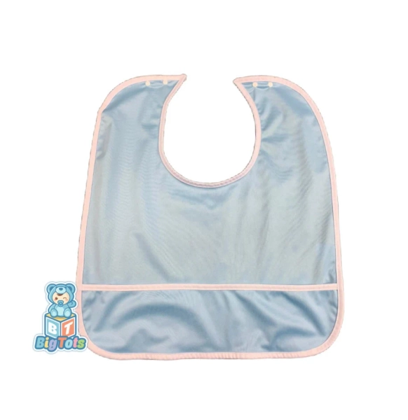 ABDL Waterproof bib Blue adult baby