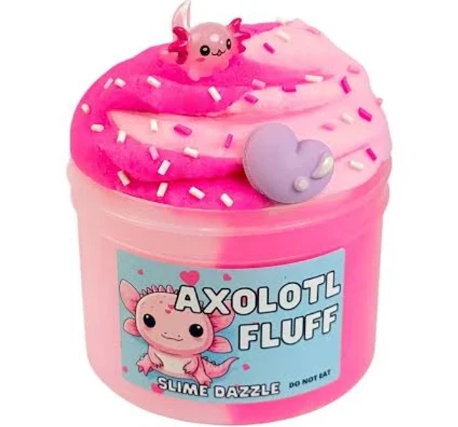 Axolotl Fluff Slime