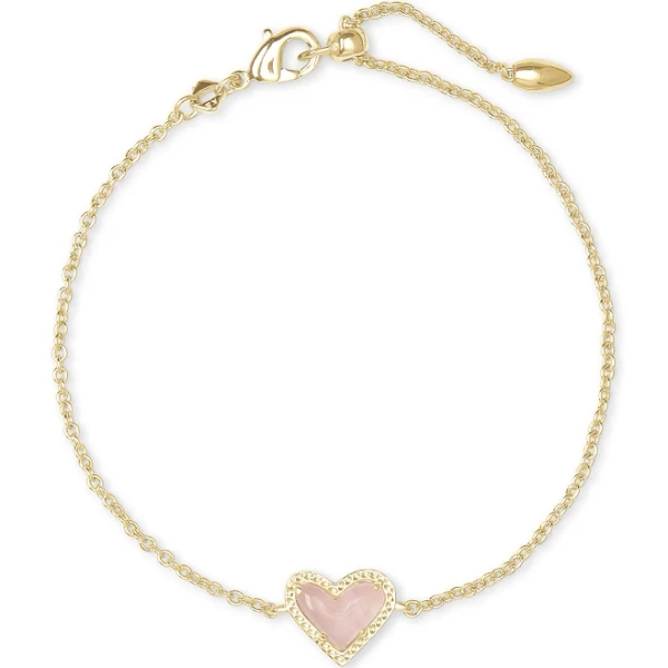 Kendra Scott Ari Heart Gold Chain Bracelet