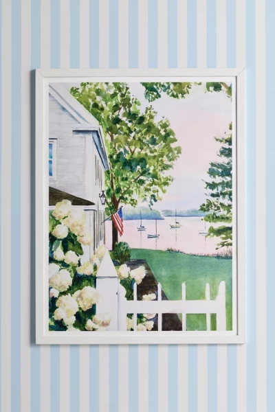 Laura Trevey New England Hydrangea Art Print