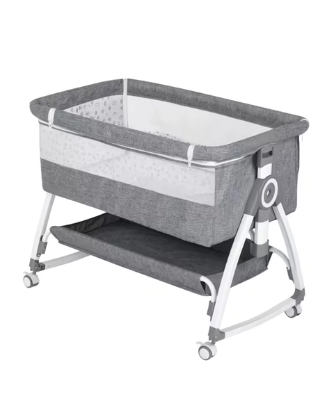 Advwin Baby Cot Crib Grey