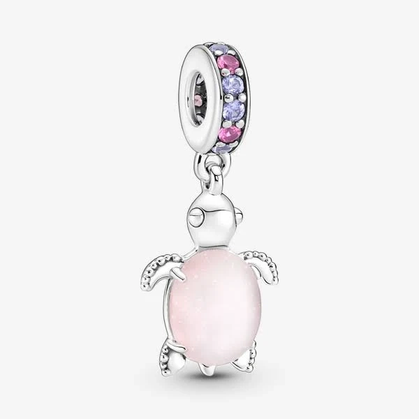 Pandora Murano Glass Sea Turtle Dangle Charm