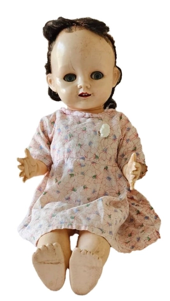 Vintage (1950's) Pedigree Hard Plastic Doll, 16 Inches Approx.