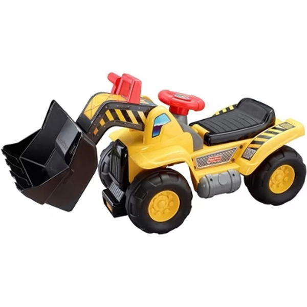 Fisher-Price Big Action Load N Go Ride-On with Lights, Sounds, Storage and Walking Bar
