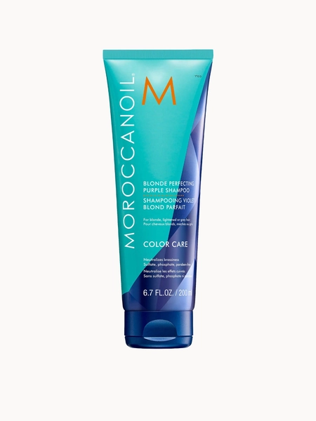 Moroccanoil Blonde Perfecting Purple Shampoo 200ml | LOOKFANTASTIC