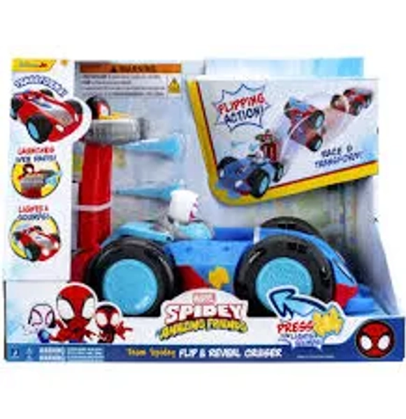 Marvel Spidey & His Amazing Friends Team Spidey Flip & Reveal Cruiser