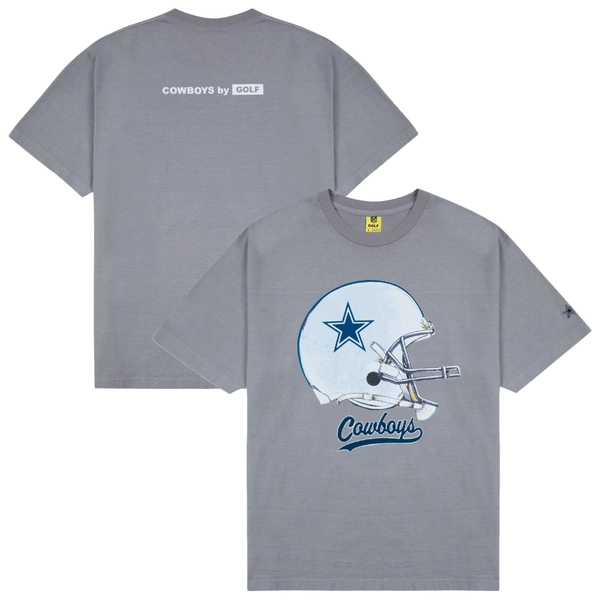 Men's Dallas Cowboys GOLF WANG Silver Helmet T-Shirt