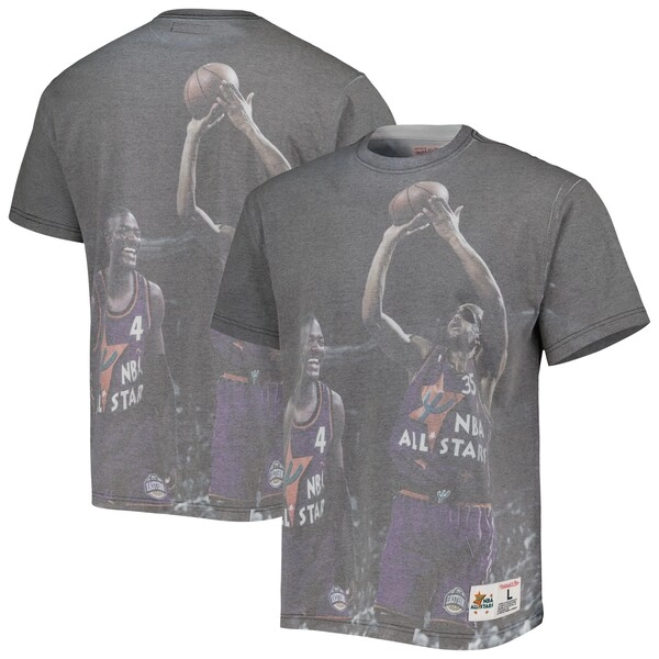 Men's Detroit Pistons Mitchell & Ness Above the Rim Graphic T-Shirt