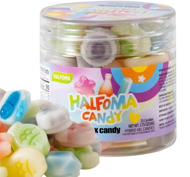 Wax Bottle Chewable Candy, With Various Fruit-flavored Syrups In The