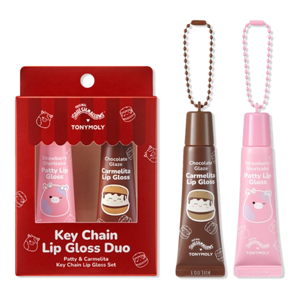 Squishmallows Keychain Lip Gloss Duo