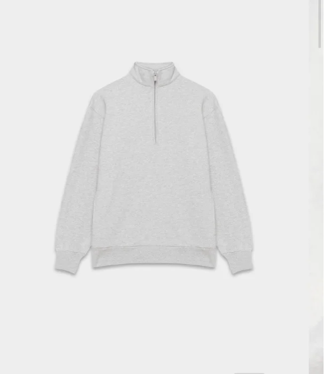 Cozy Sweatfleece Boyfriend 1/2 Zip Sweatshirt