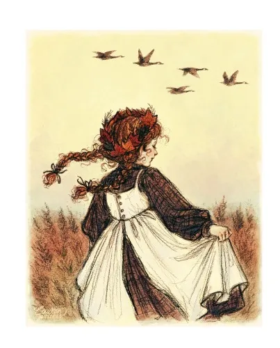 Queen Of Autumn Art Print by Lauren Illustrated