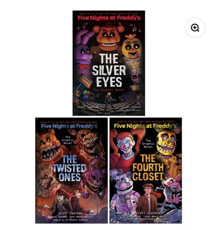 Five Nights at Freddy's Graphic Novel 3-Book Collection by Scott Cawthon – Thrilling Horror Series with Suspense, Adventure & Stunning Illustrations