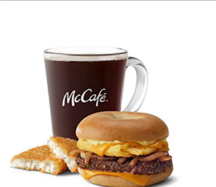 Steak, Egg & Cheese Bagel Breakfast Sandwich | McDonald's