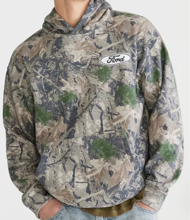 Aeropostale Ford Camo Hoodie
