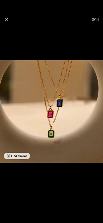 North Star Birthstone Necklace by Caitlyn Minimalist - Celestial - TikTok Shop