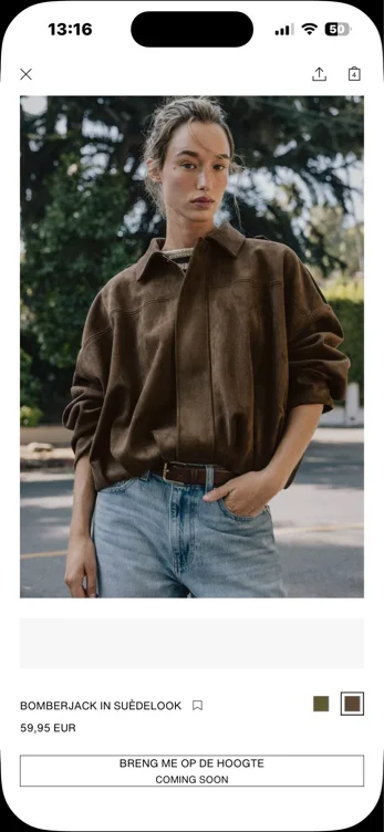 CHAQUETA BOMBER EFECTO ANTE