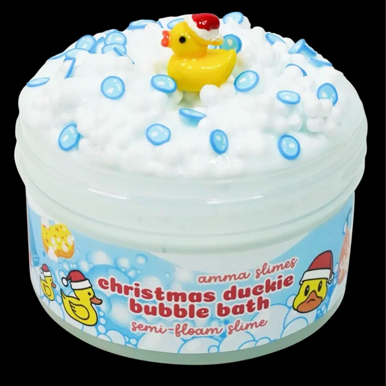 Amma Slimes • Christmas Duckie Bubble Bath • Scented Semi-floam - TikTok Shop