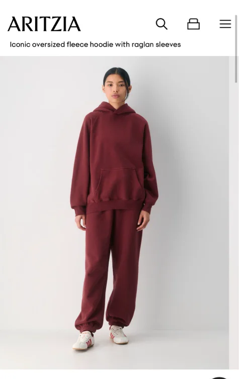 Ensemble Aritzia ou juste le hoddi 