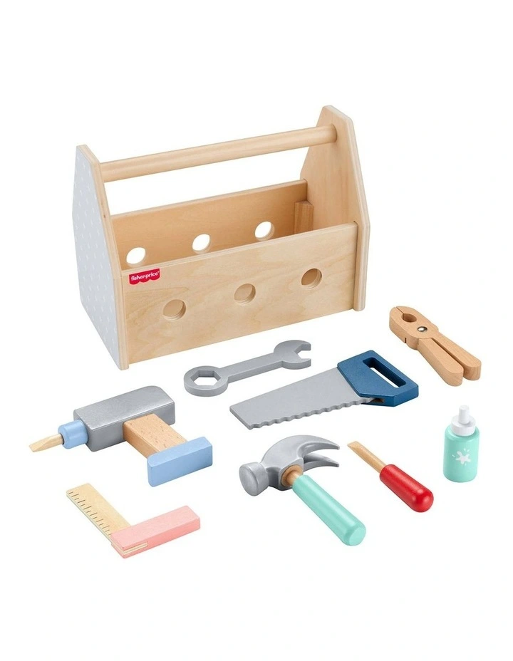 Fisher-Price Wooden Tool Box Set | MYER