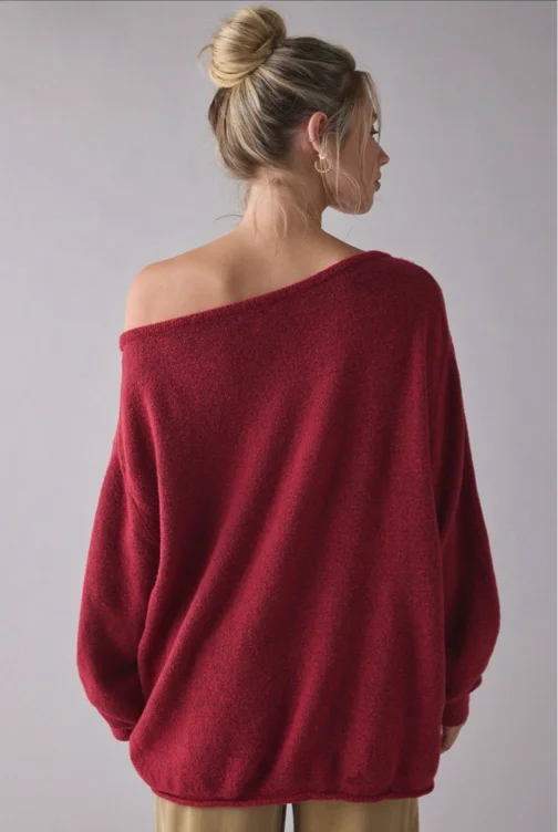 UO Nola Oversized Off-The-Shoulder Sweater