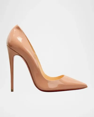 120mm So Kate Patent Pointed-Toe Pumps