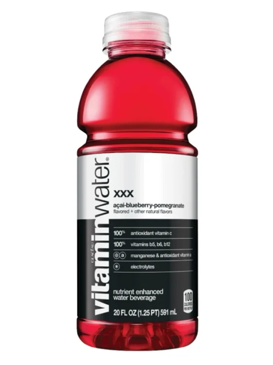 XXX vitamin water (WITH the sugar) 